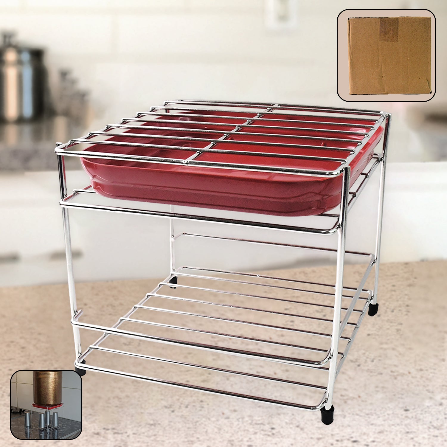 Premium Stainless Steel Multipurpose Utensils Storage Stand Set – Tarika’z