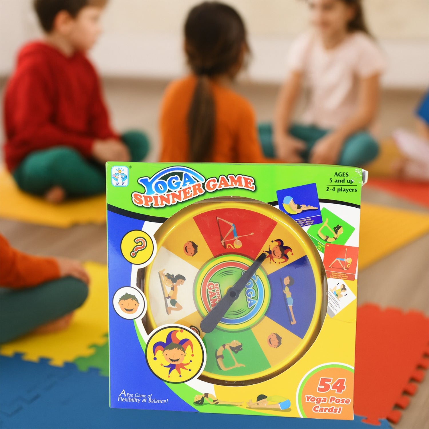 Yoga Spinner Game for Kids and Adults Set