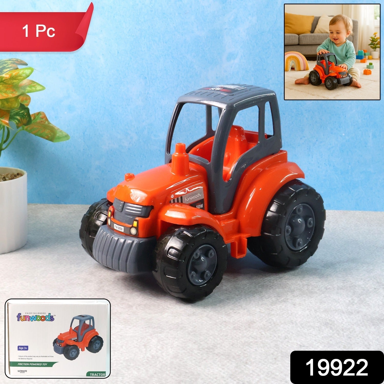 Kids farming tractor toy