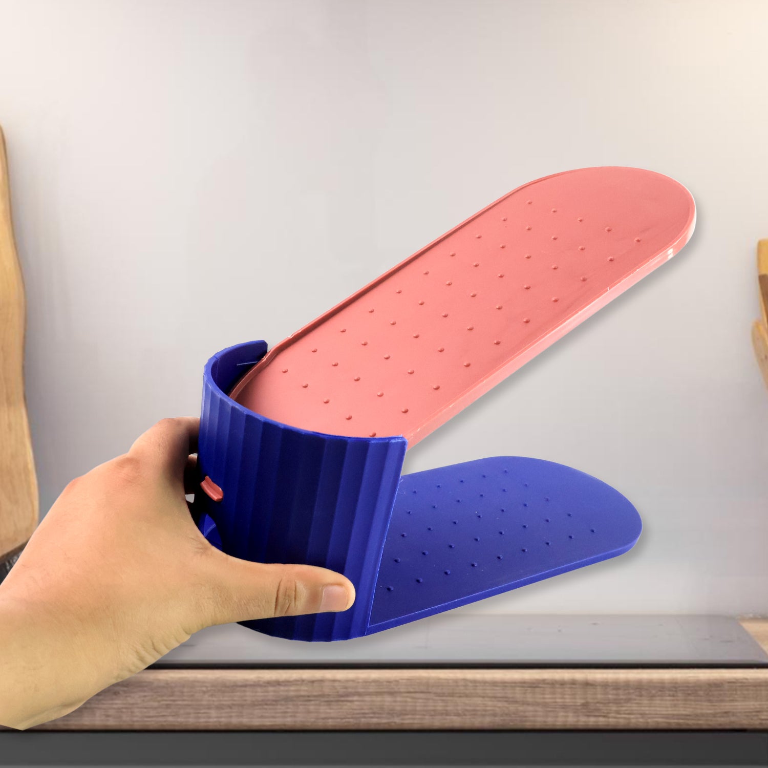 Plastic Shoe Slot Organizer Stand Rack (1 Pc)