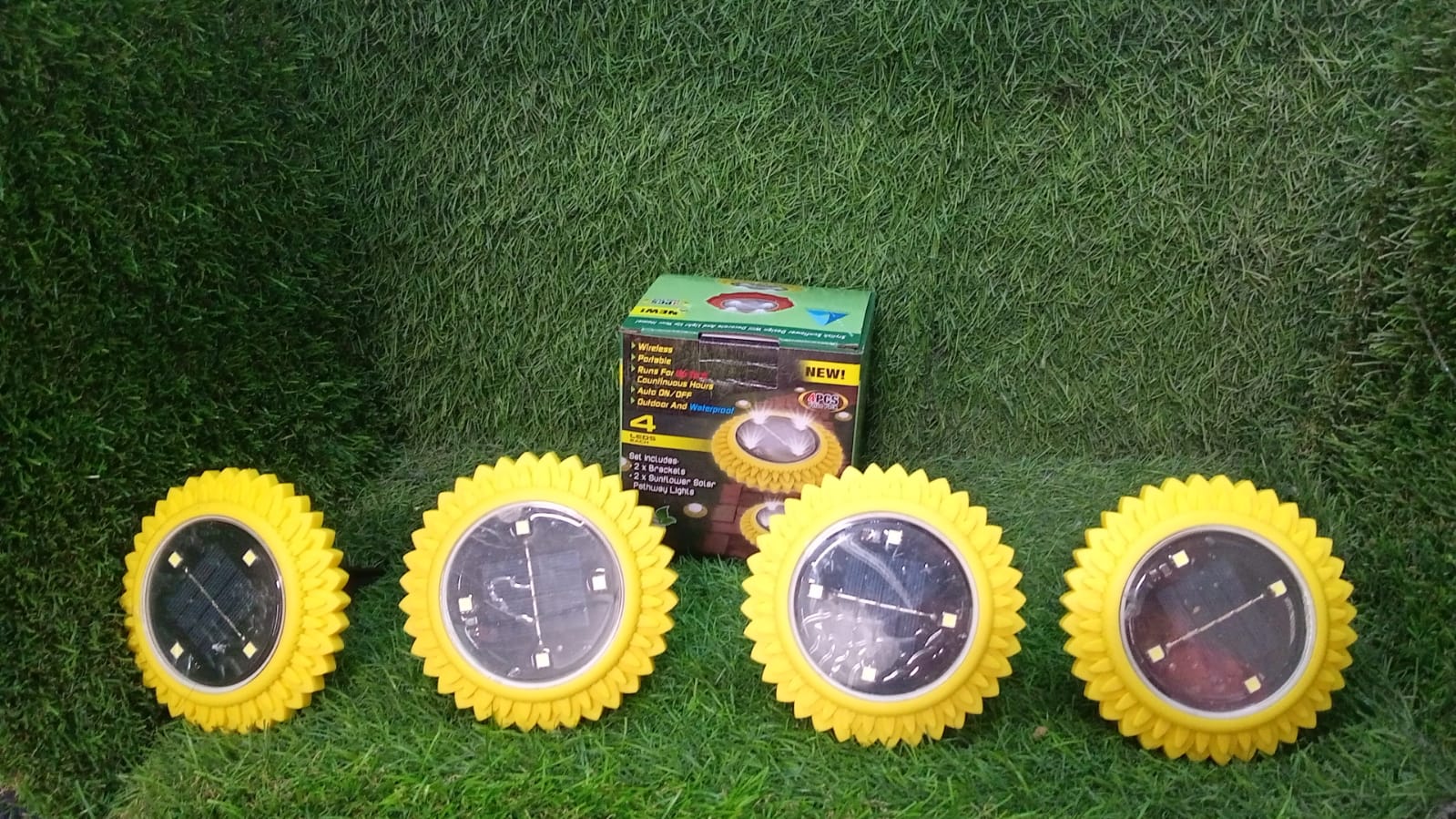 4 Pack Solar Ground Lights