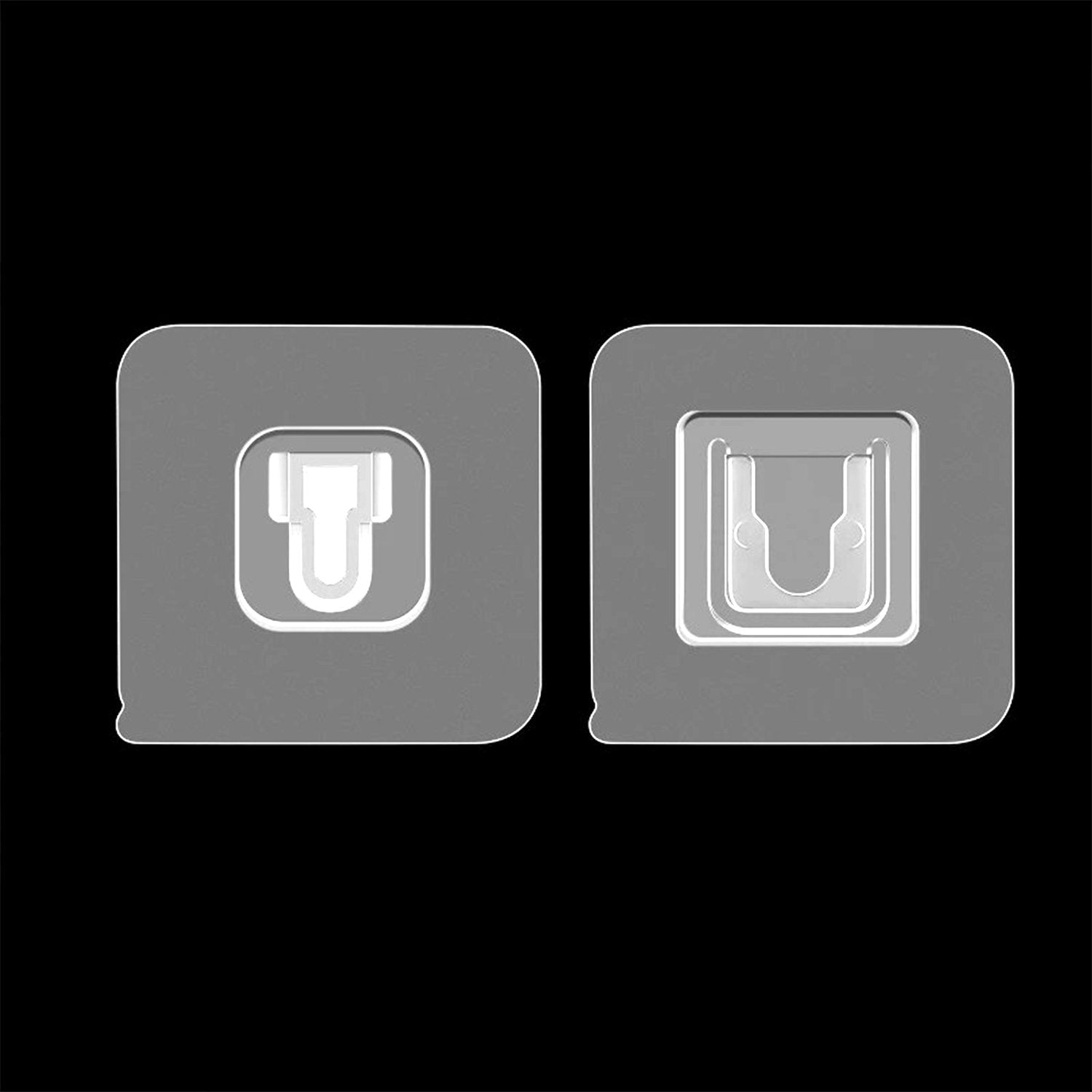 1742 Magic Adhesive Plastic Wall Hooks Heavy Duty Hooks (Pack Of 20)