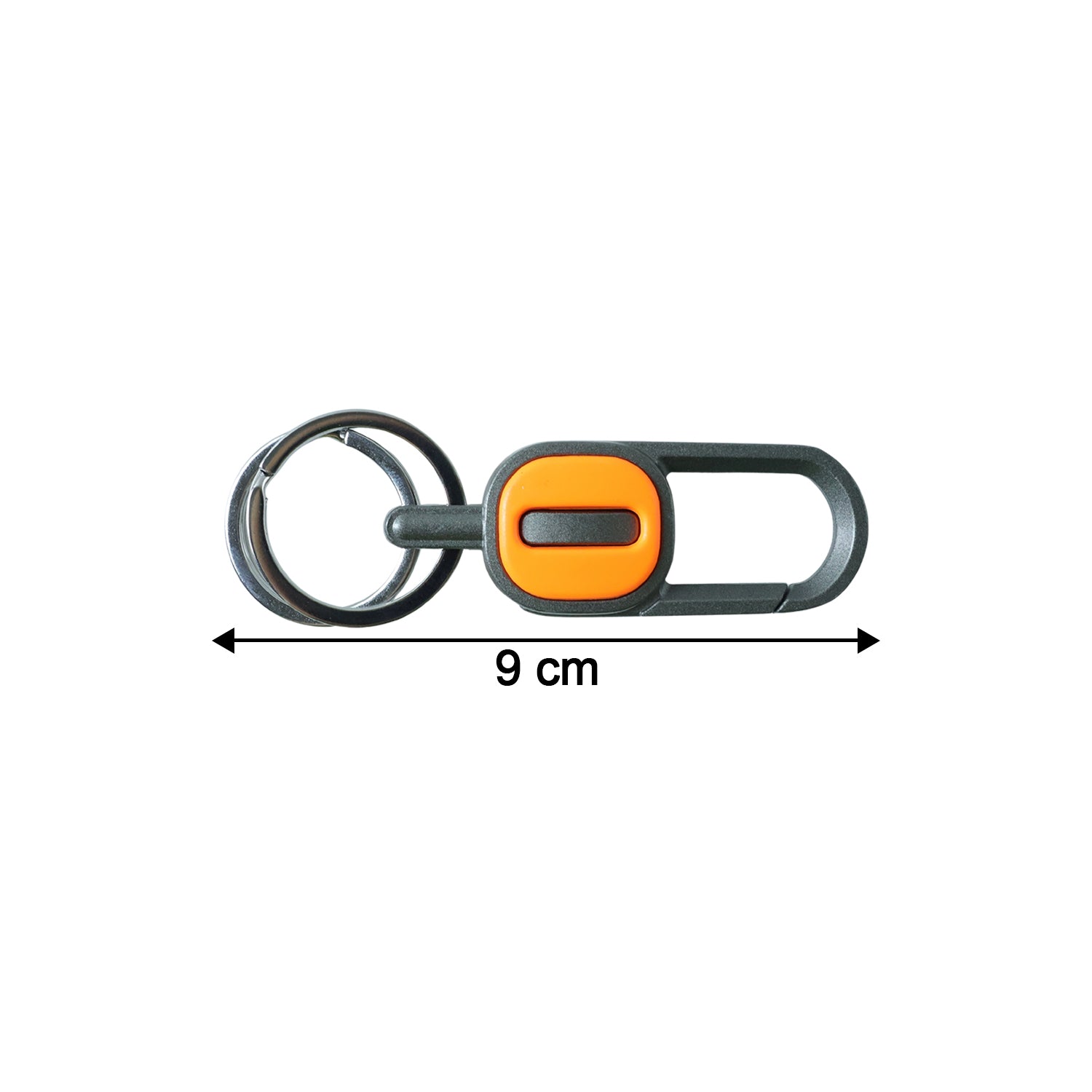 Premium Metal Carabiner Key Holder Keychain with Key Ring (1 Pc)