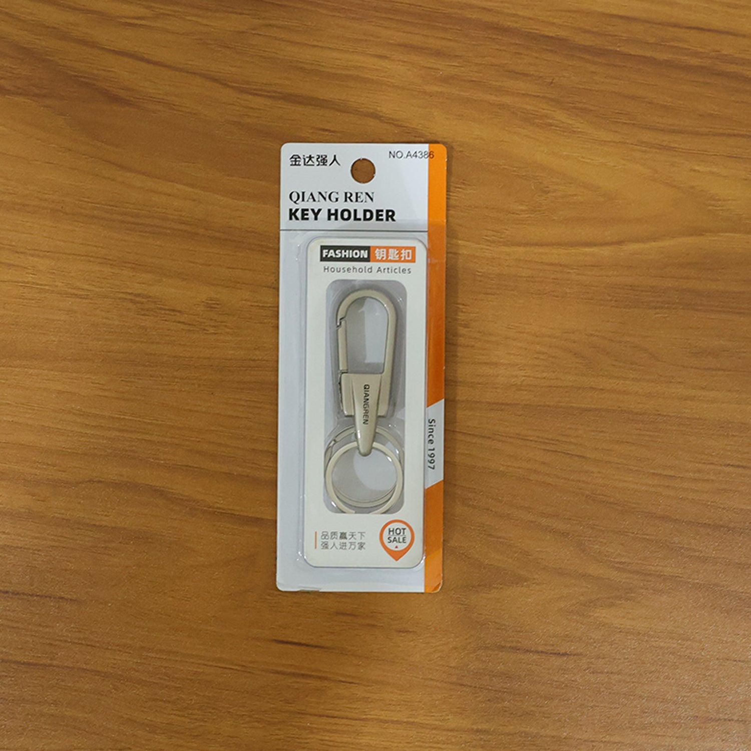 Heavy Duty Metal Key Holder Carabiner Clip Keychain (1 Pc)