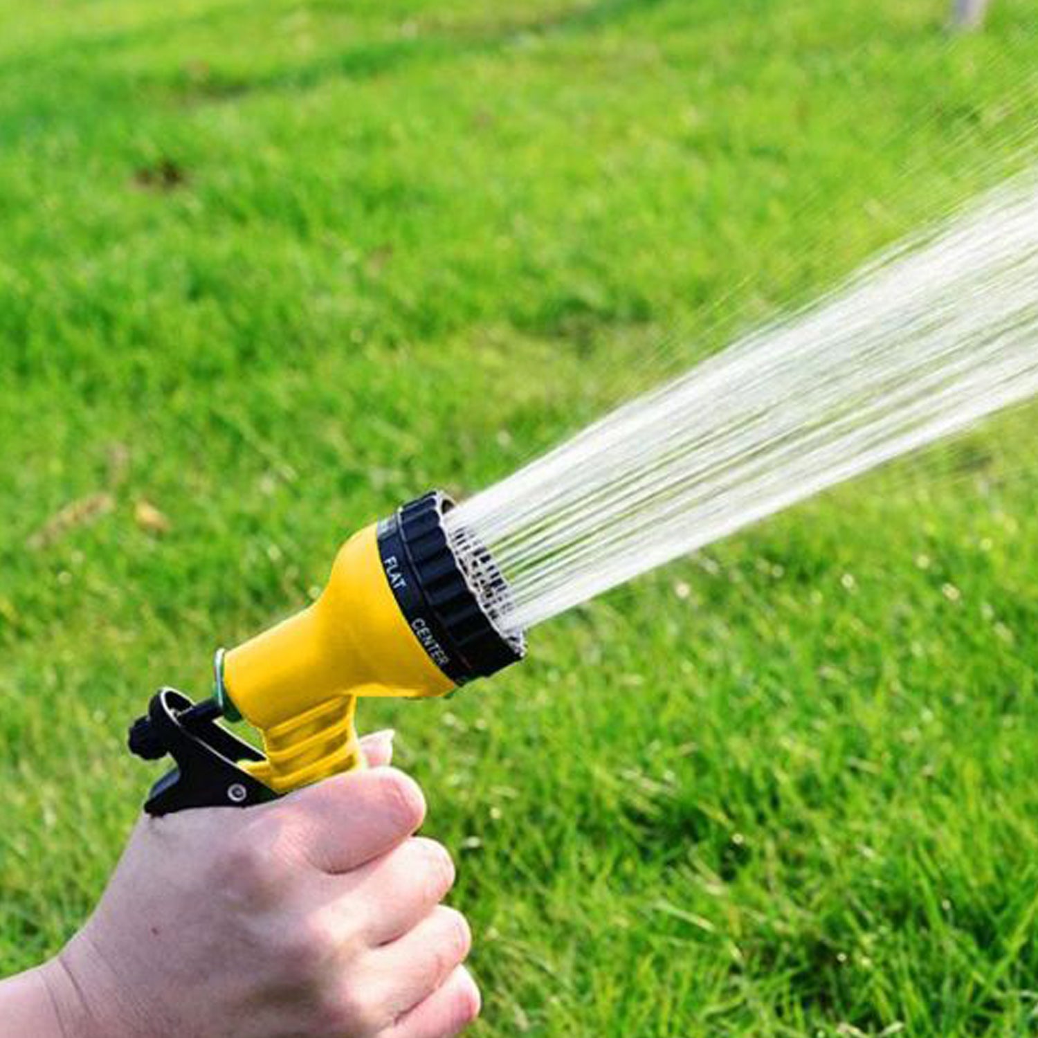 7441 Hose Nozzle Garden Hose Nozzle Hose Spray Nozzle With 8 Adjustable Patterns Front Trigger Hose Sprayer Heavy Duty Metal Water Hose Nozzle For Cleaning Watering Washing Bathing