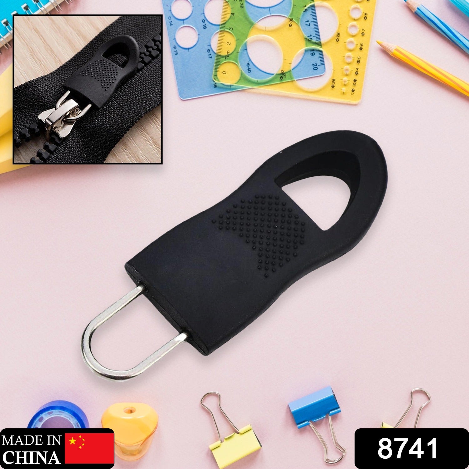 Zipper Pull Tab Zipper Tags Cord Pulls Zipper Extension Zip Fixer For Luggage Suitcase Backpack Jacket Bags Style Metal Zipper Head Zip Fixer Tags Handbag Backpack Plastic (1 Pc  10 Pc)