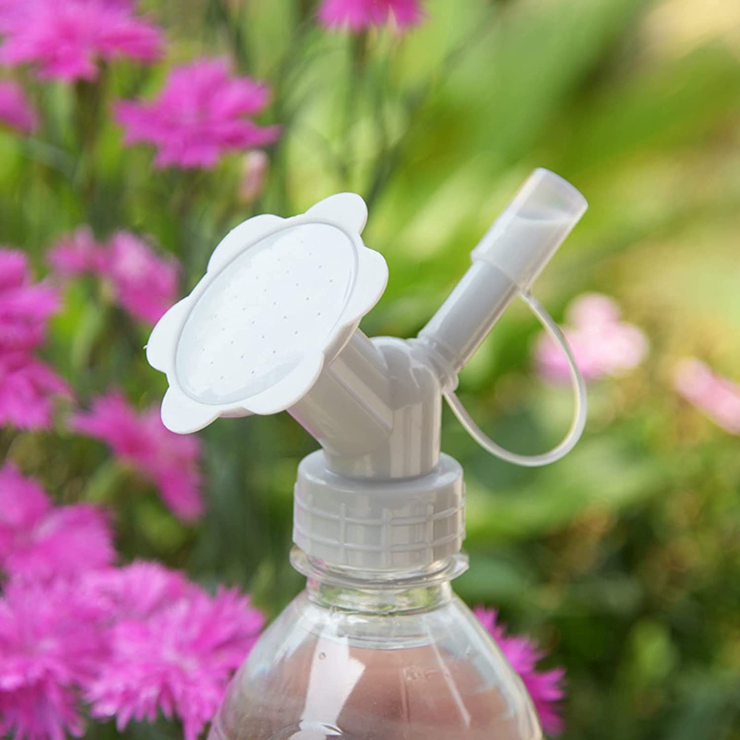 4978   2 In 1 Bottle Cap Sprinkler Dual Head Bottle Watering Spout Double Ended Bottle Watering Nozzle  Watering Can Nozzle For Indoor Seedlings Plant Garden Tool
