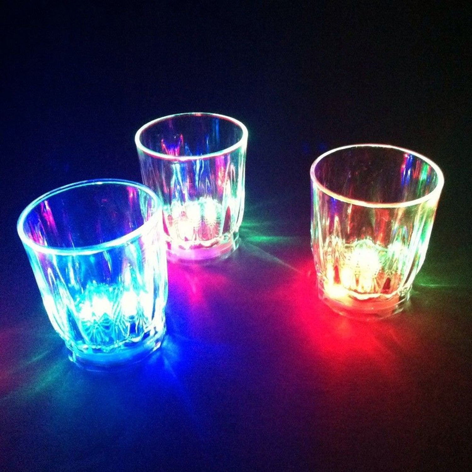 Premium LED Light-Up Shot Glass Set (24 Pc Set)
