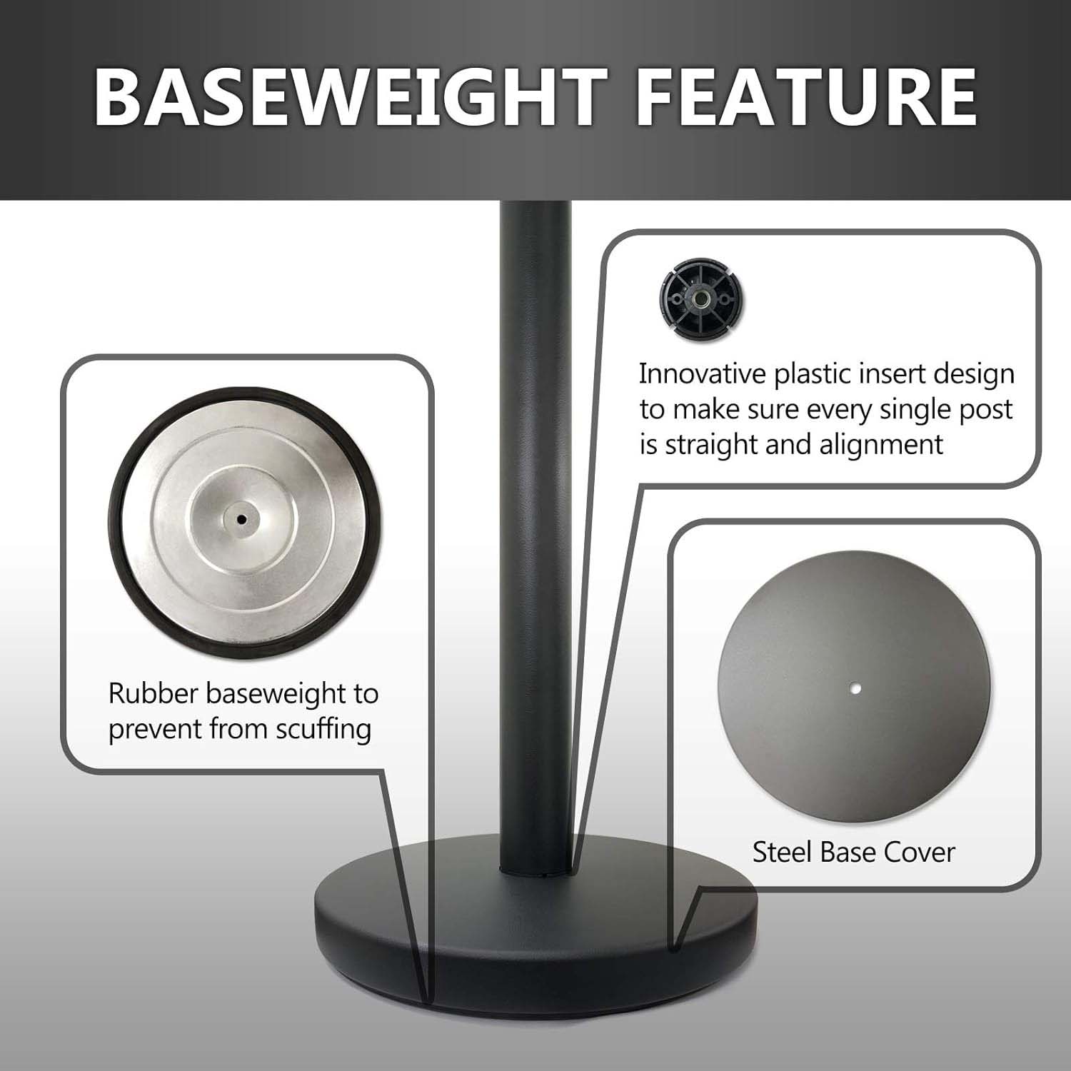 Belt Barrier Stand