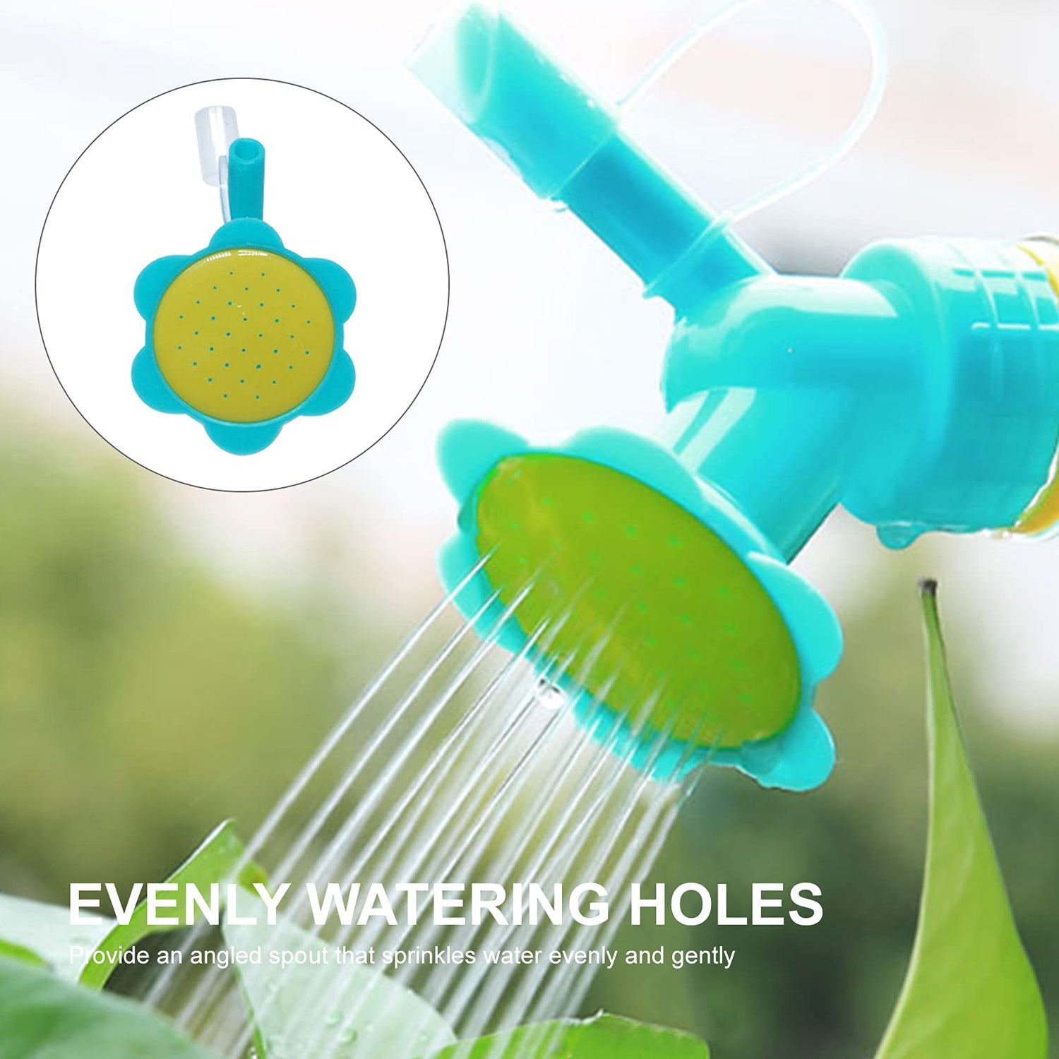 4978   2 In 1 Bottle Cap Sprinkler Dual Head Bottle Watering Spout Double Ended Bottle Watering Nozzle  Watering Can Nozzle For Indoor Seedlings Plant Garden Tool