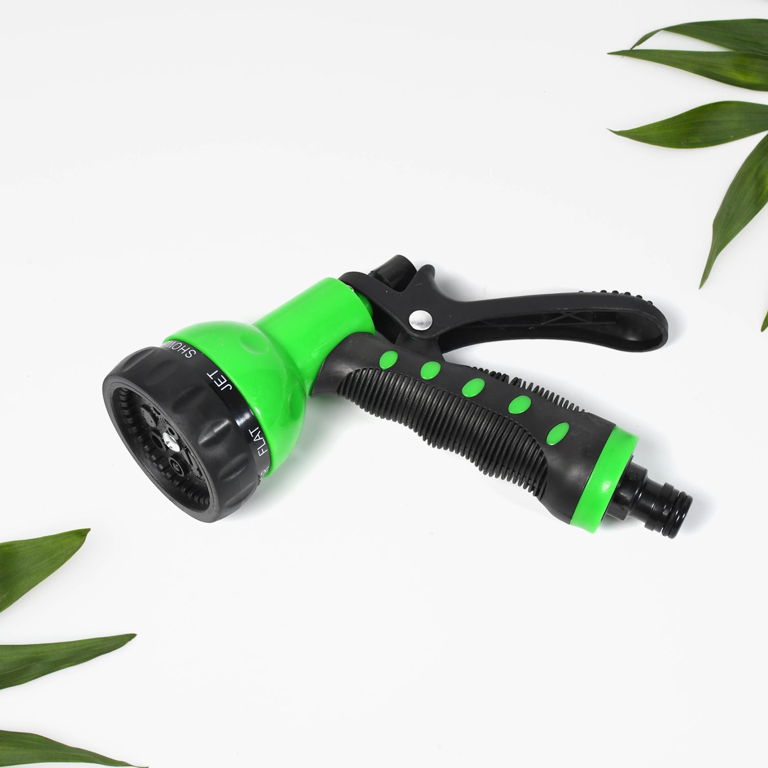 7441 Hose Nozzle Garden Hose Nozzle Hose Spray Nozzle With 8 Adjustable Patterns Front Trigger Hose Sprayer Heavy Duty Metal Water Hose Nozzle For Cleaning Watering Washing Bathing