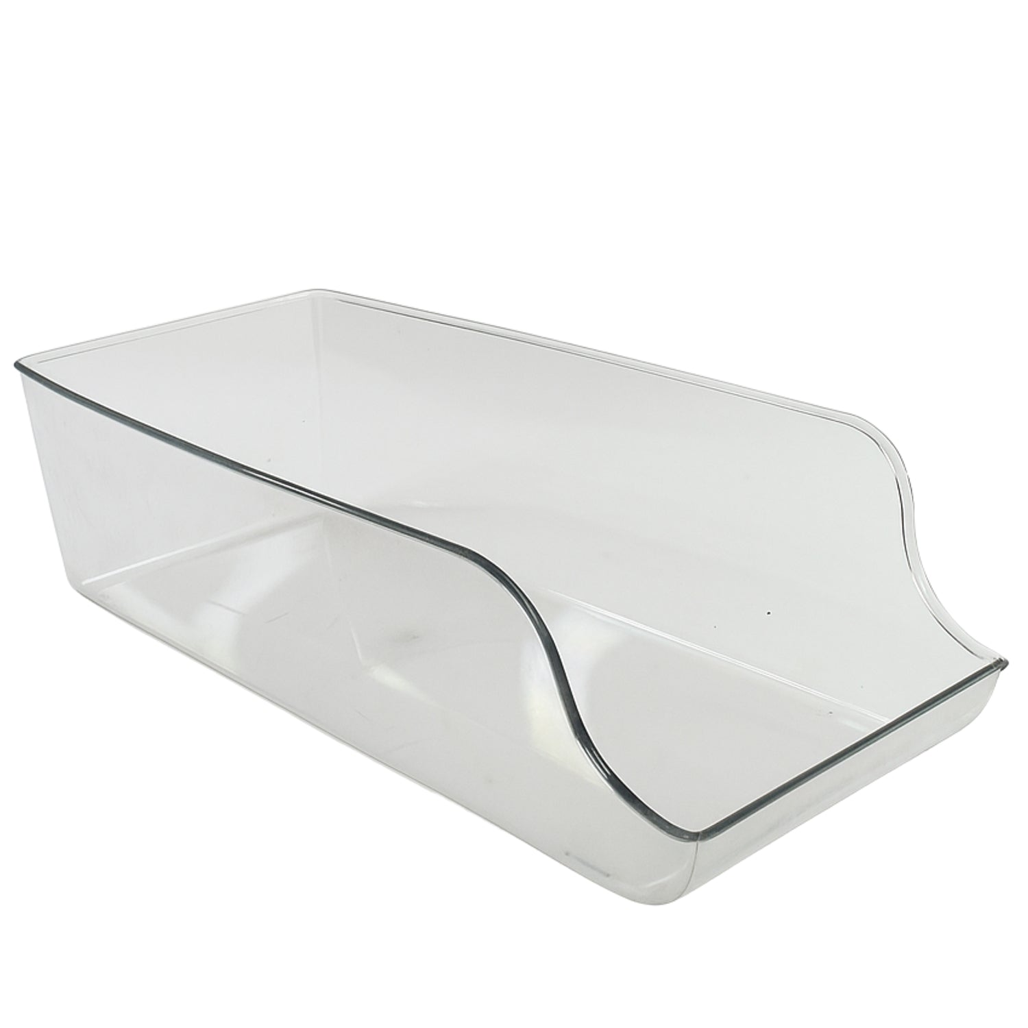 Transparent Plastic Storage Bin Box (35x16cm  1 Pc)
