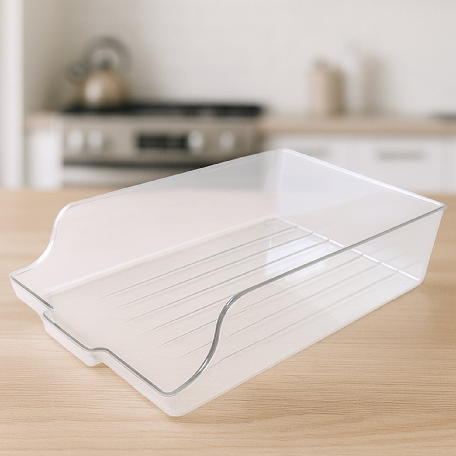 Transparent Stackable Beverage Holder Tray (Mix Size 1 Pc)